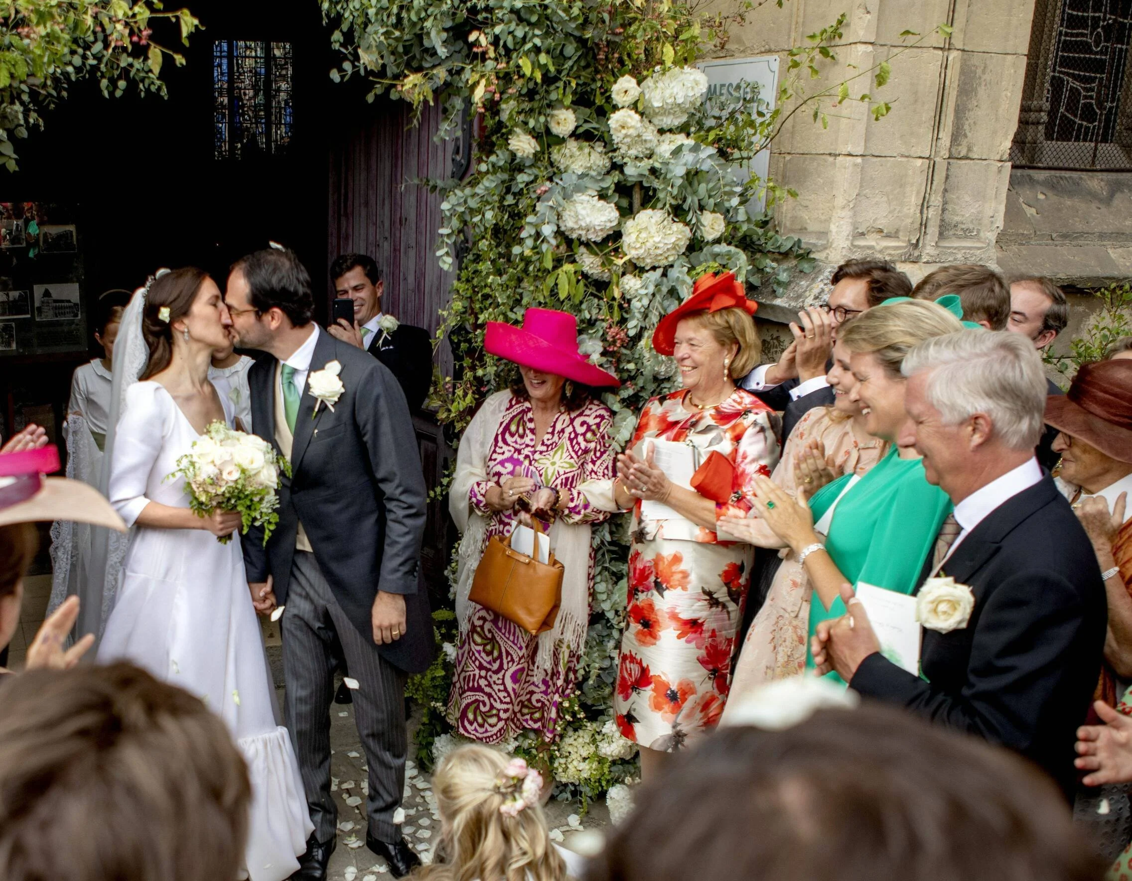 The King and Queen of the Belgians Attend Wedding of the Count d'Udekem