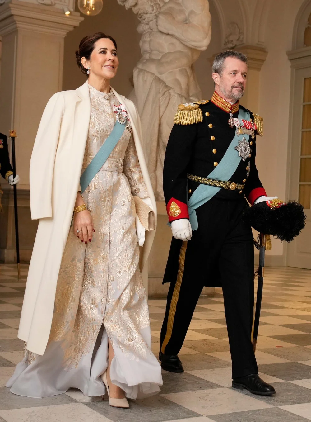 The King and Queen of Denmark Host the 2026 New Year Reception for ...