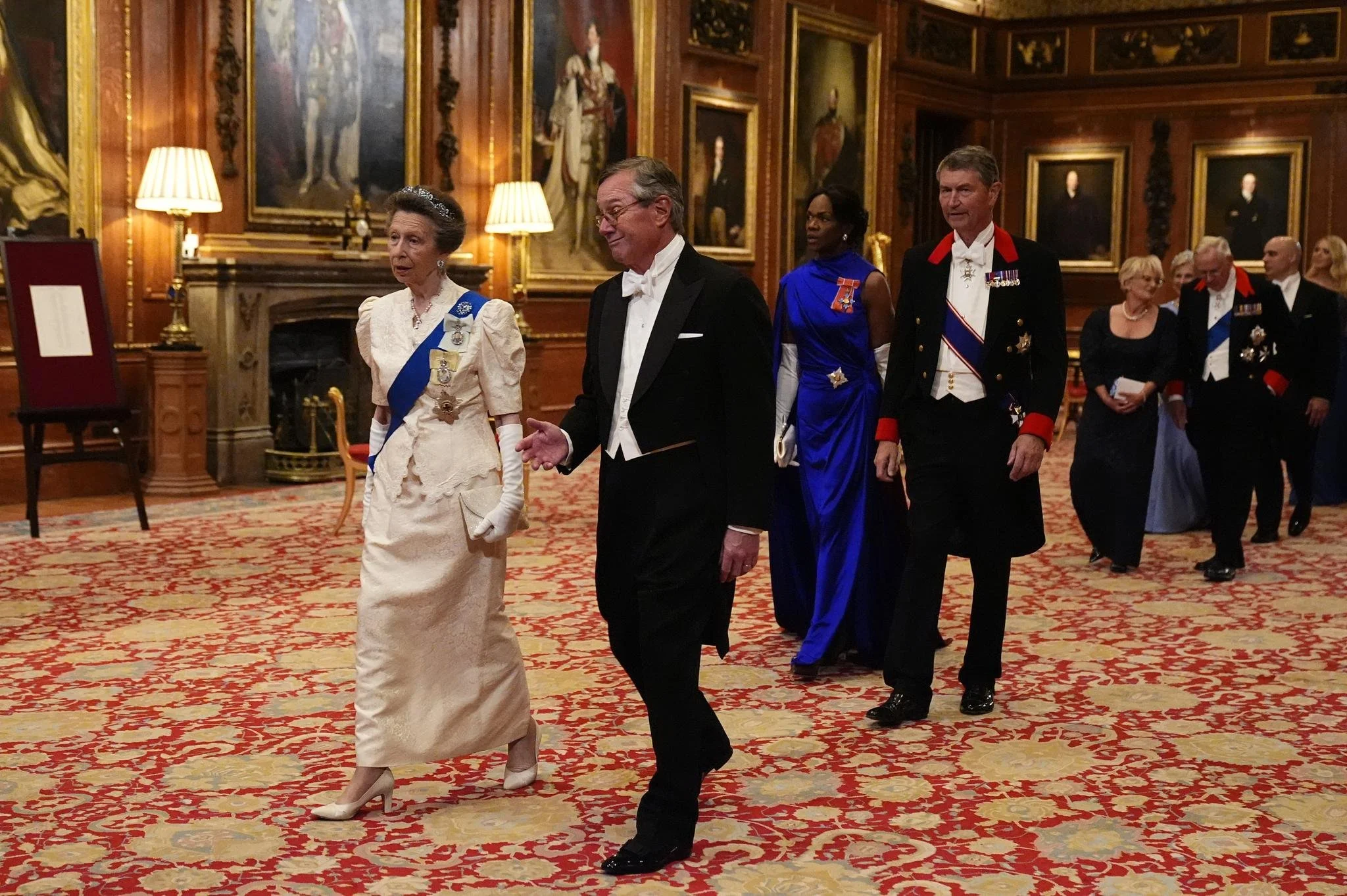 Princess From State The Princess Royal Attends State Banquet in Honour of the President and ...