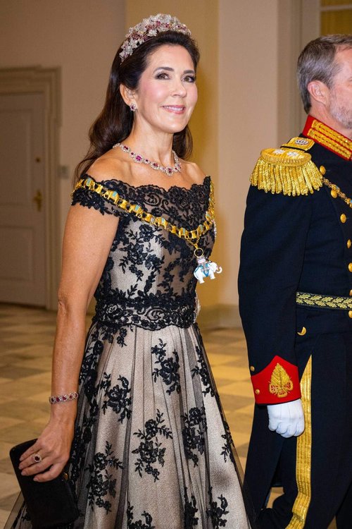 The Crown Prince and Crown Princess of Denmark Attend Banquet ...