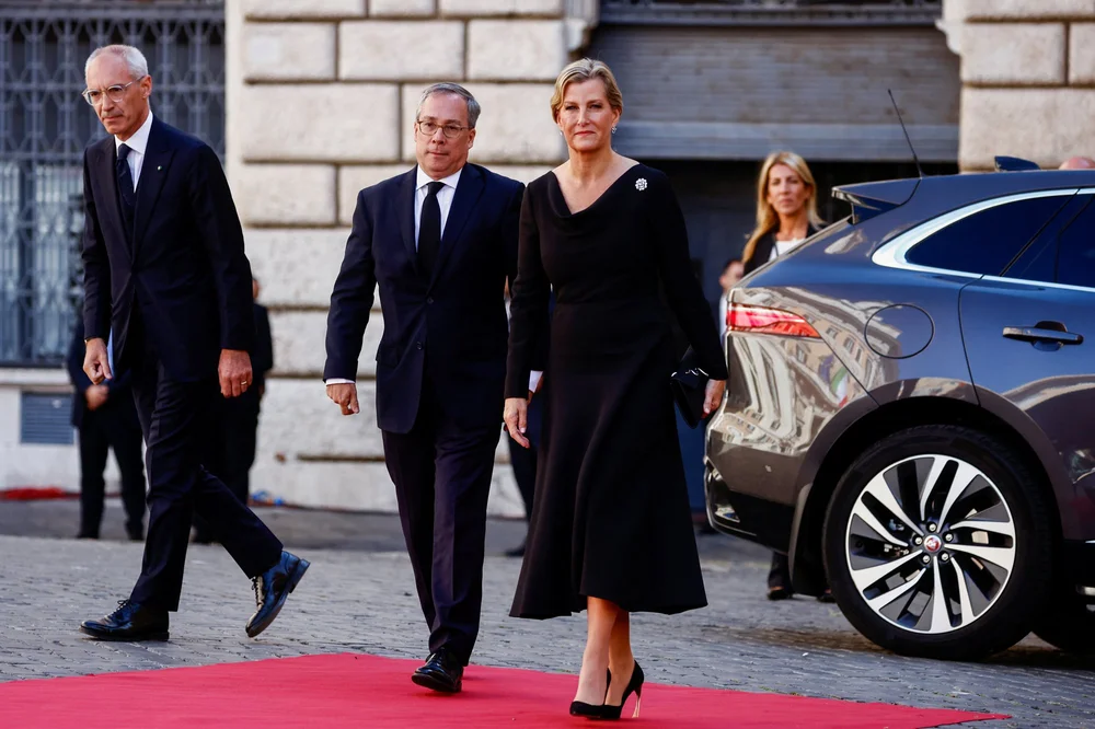 The Duchess of Edinburgh Attends State Funeral of Napolitano