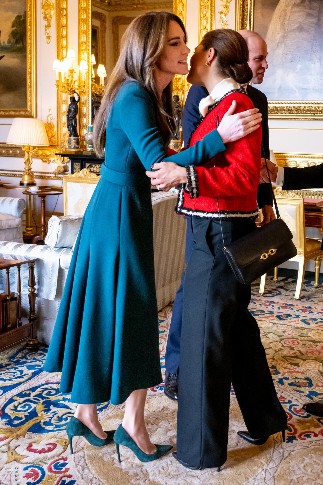 The Prince and Princess of Wales Receive Crown Princess Victoria and ...