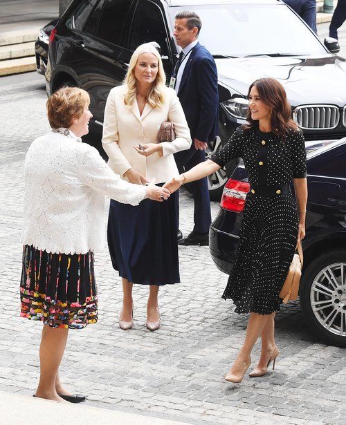 Crown Princess Mary and Crown Princess Mette-Marit Attend Business ...