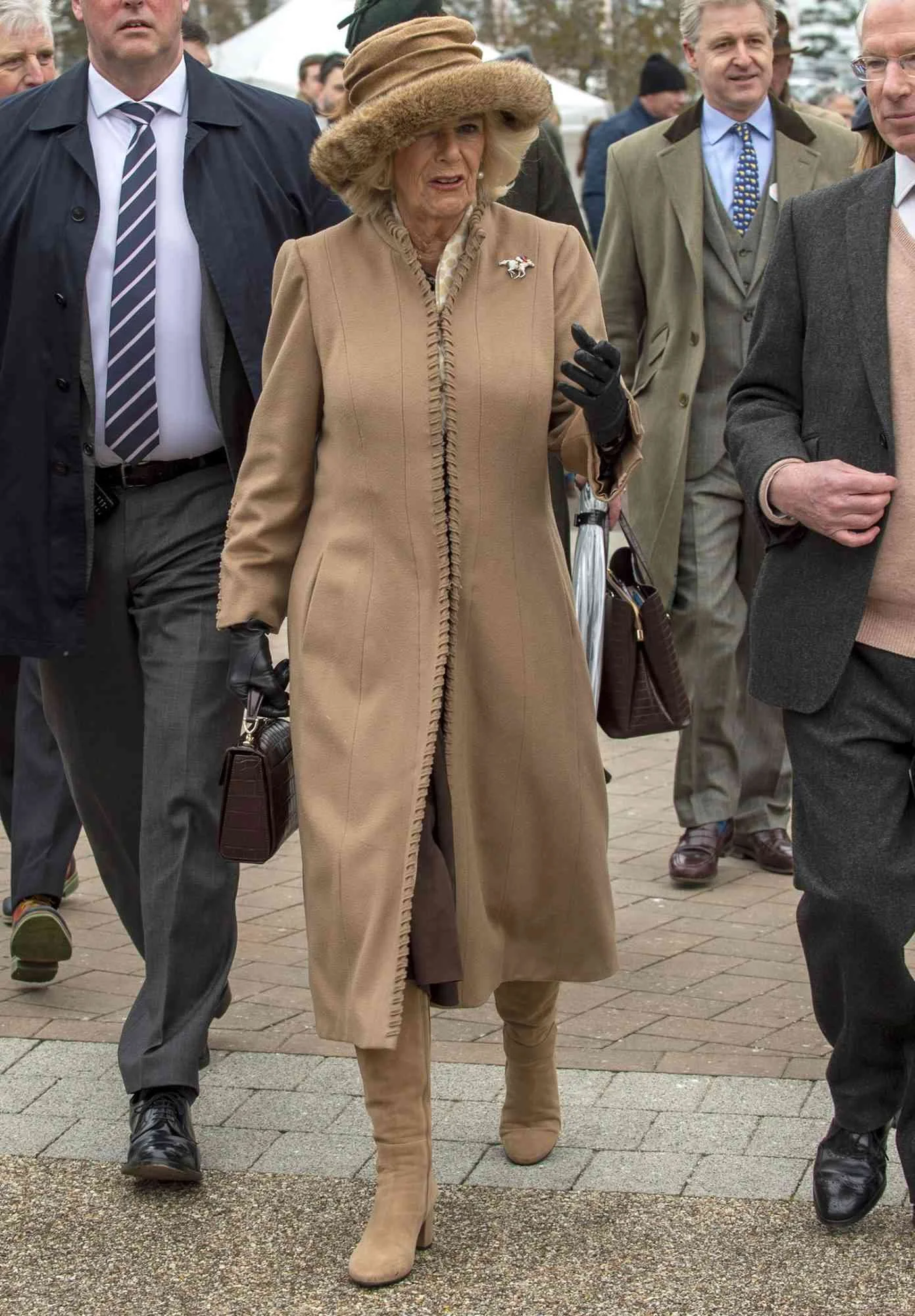 Queen Camilla Attends Cheltenham Festival 2023 Day 2 — Royal Portraits ...