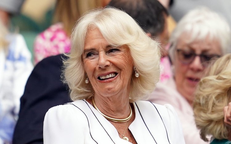 Queen Camilla Attends Wimbledon 2023 Day 10 — Royal Portraits Gallery