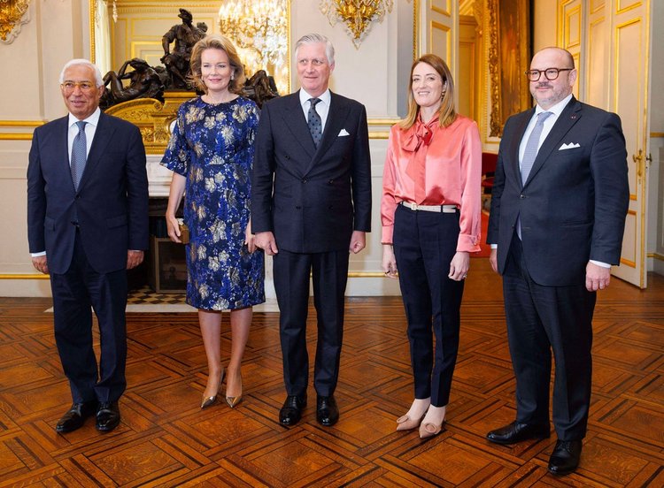 The King and Queen of the Belgians Host the 2025 New Year Reception for