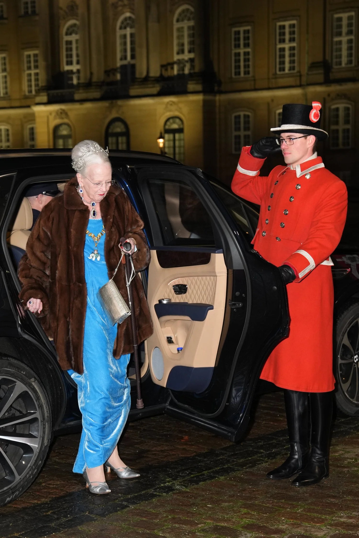 Queen Margrethe Attends New Year's Reception 2025 — Royal Portraits Gallery