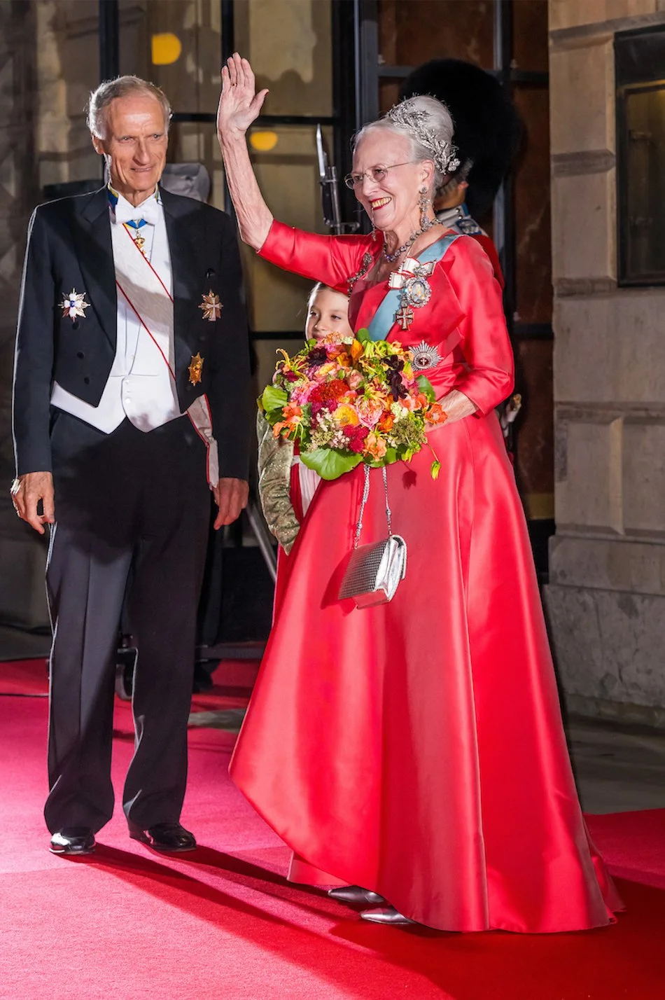 Queen Margrethe II Attends Gala Performance Celebrating Her Golden