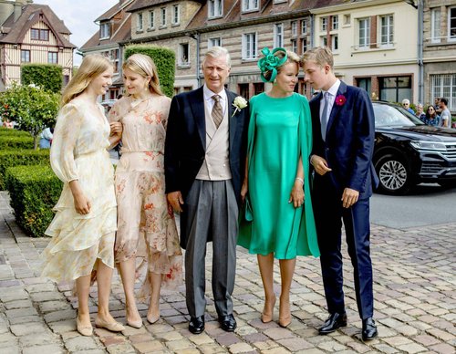 The King and Queen of the Belgians Attend Wedding of the Count d'Udekem ...