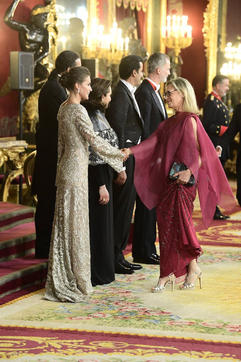 The King and Queen of Spain Host State Banquet in Honour of the Emir of ...