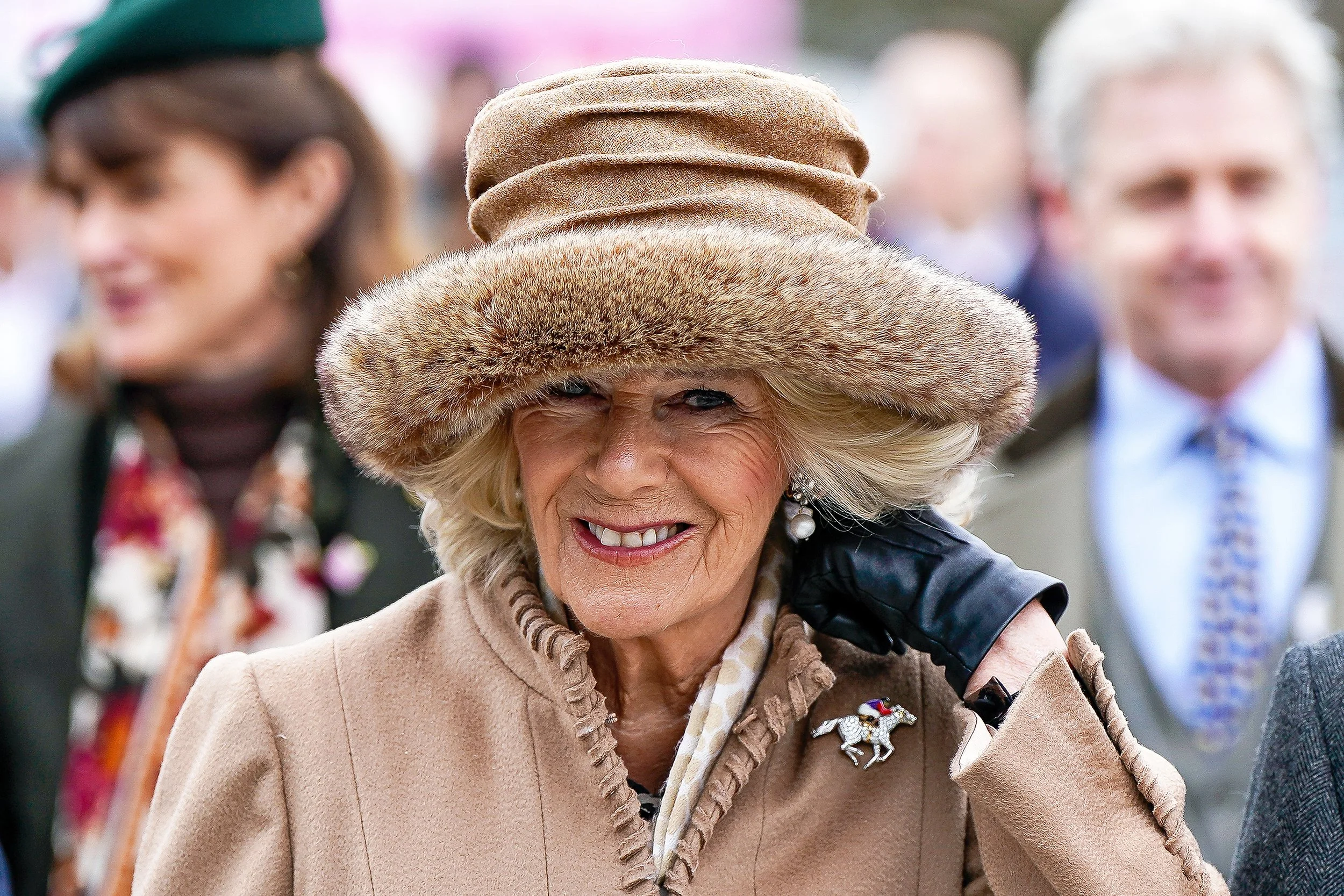 Queen Camilla Attends Cheltenham Festival 2023 Day 2 — Royal Portraits ...