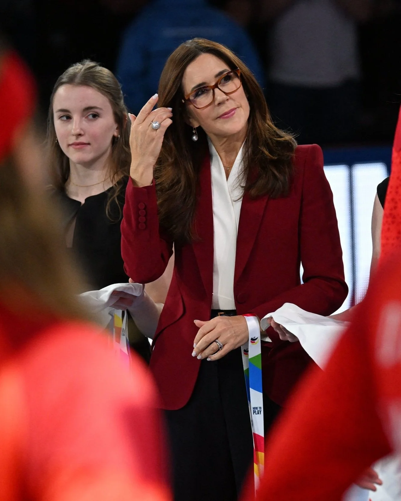 Queen Mary Attends European Handball Championship 2024 Final in Cologne
