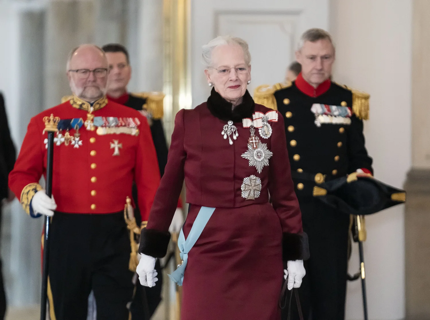 Queen Margrethe II Hosts New Year Reception for the Diplomatic Corps