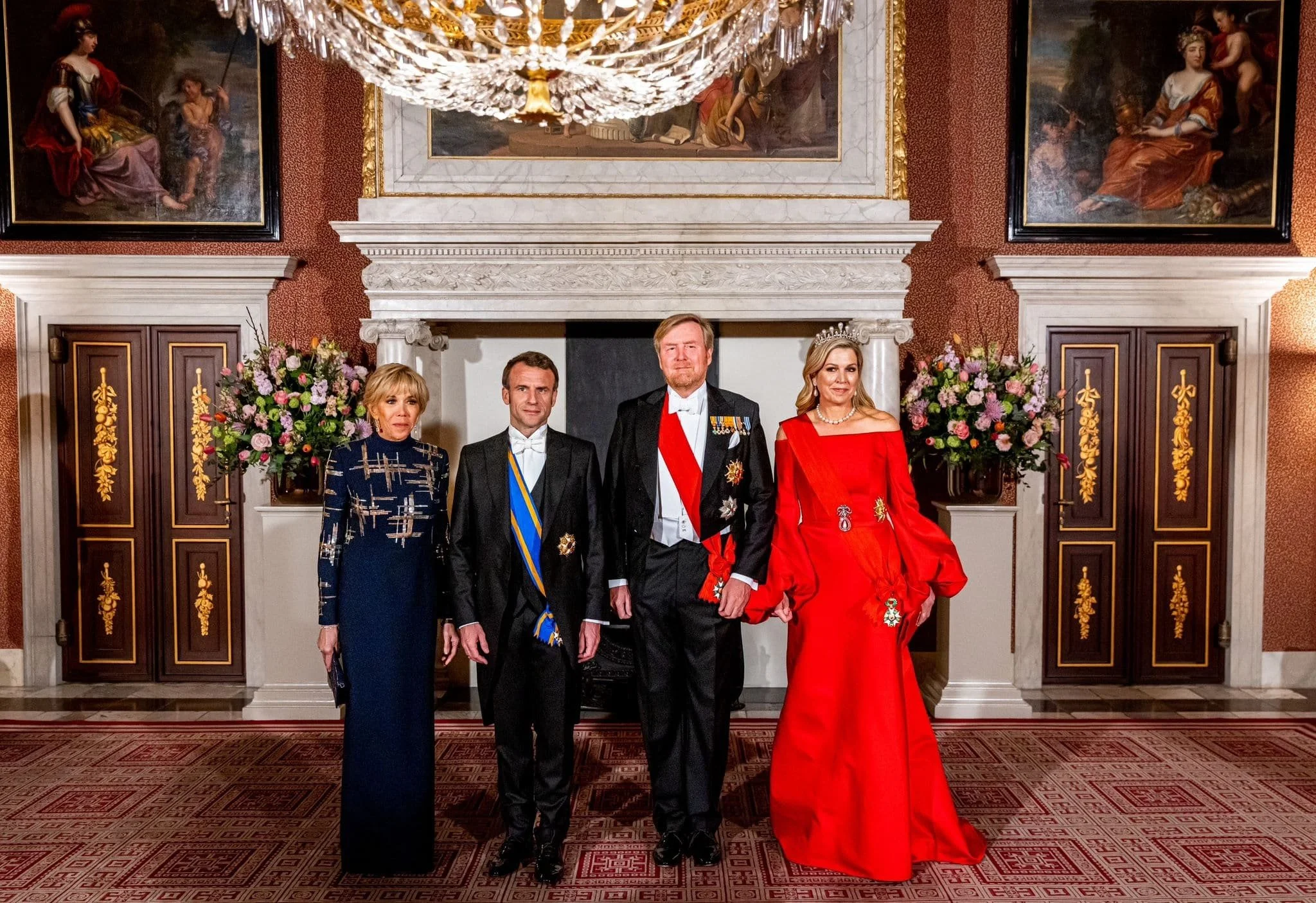 The King and Queen of the Netherlands Host State Banquet in Honour of ...