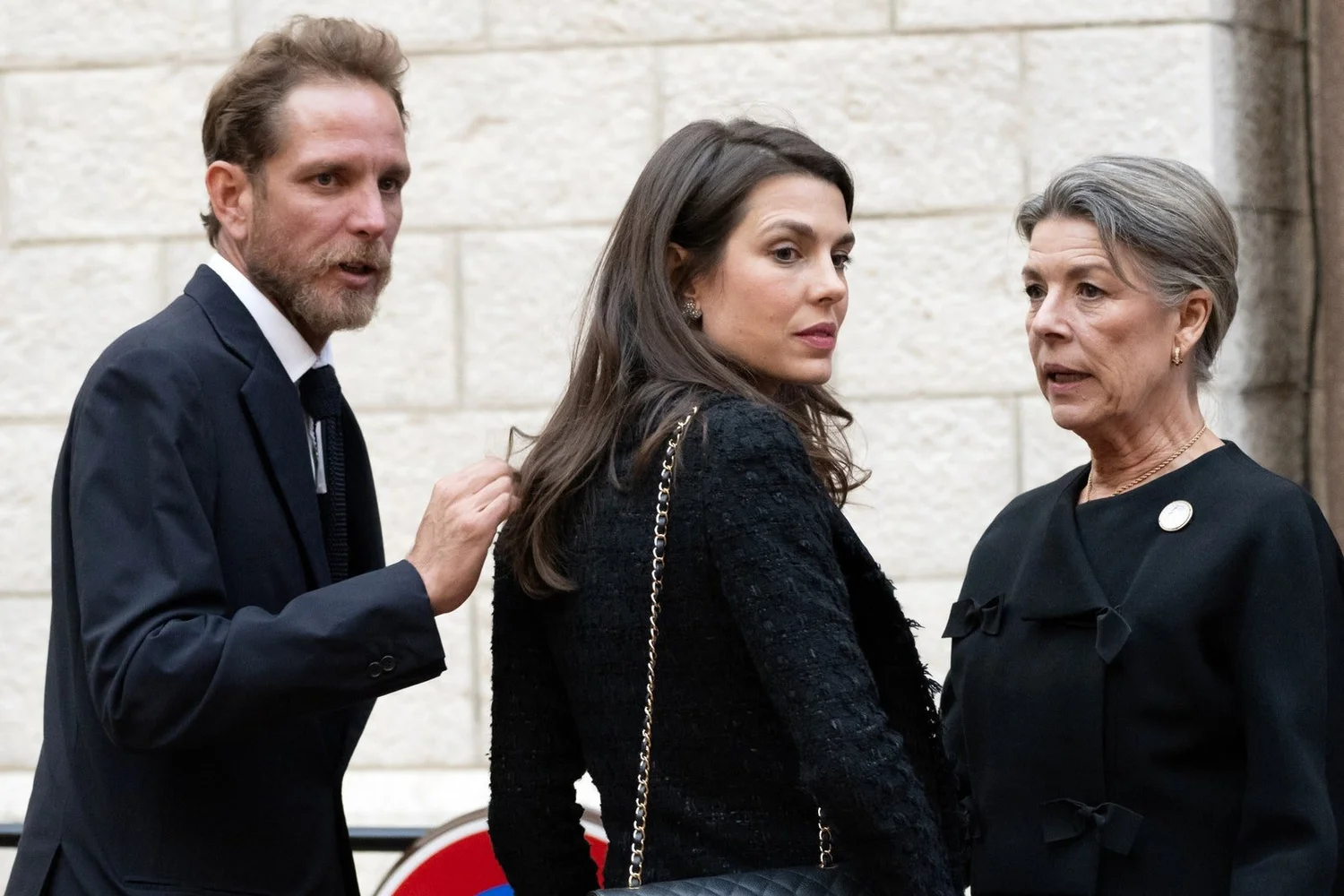 The Princely Family of Monaco Attend Mass in Memory of Prince Rainier ...