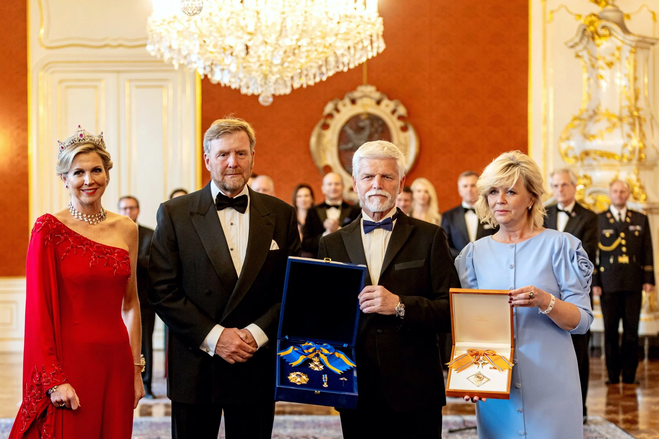 The King and Queen of the Netherlands Attend State Banquet in Prague ...