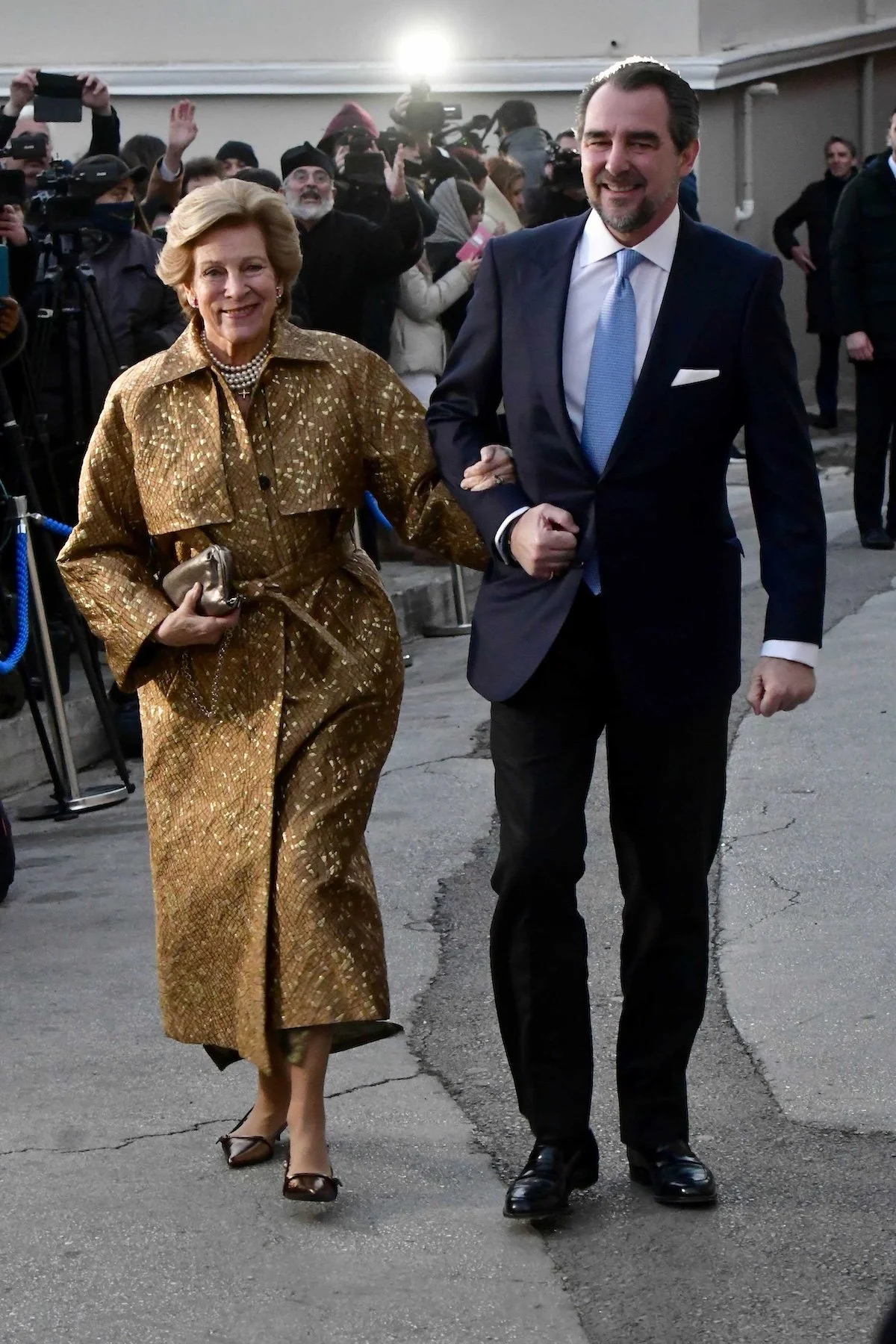 Queen Anne Marie Attends Wedding of Prince Nikolaos — Royal Portraits ...