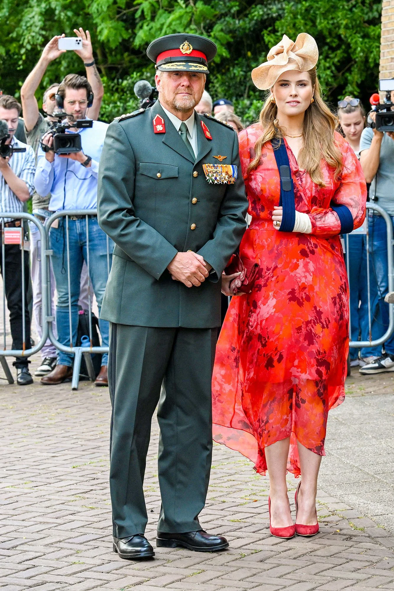 King Willem-Alexander and The Princess of Orange Attends Presentation of the Princess Catharina-Amalia Hussar Regiment in Amersfoort