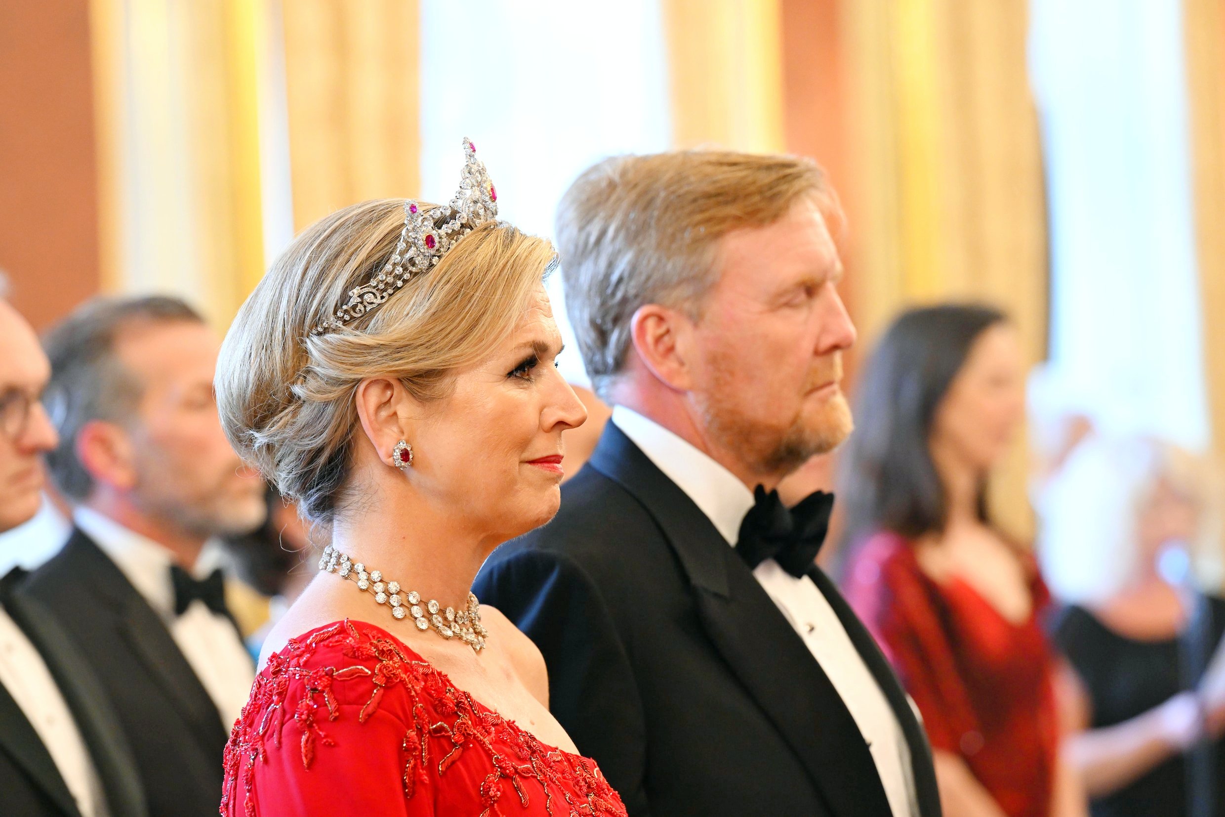 The King and Queen of the Netherlands Attend State Banquet in Prague ...