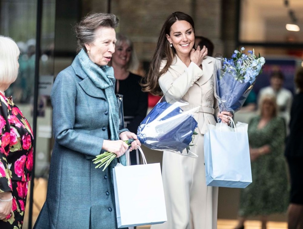 The Princess Royal and the Duchess of Cambridge Visit Royal College of ...