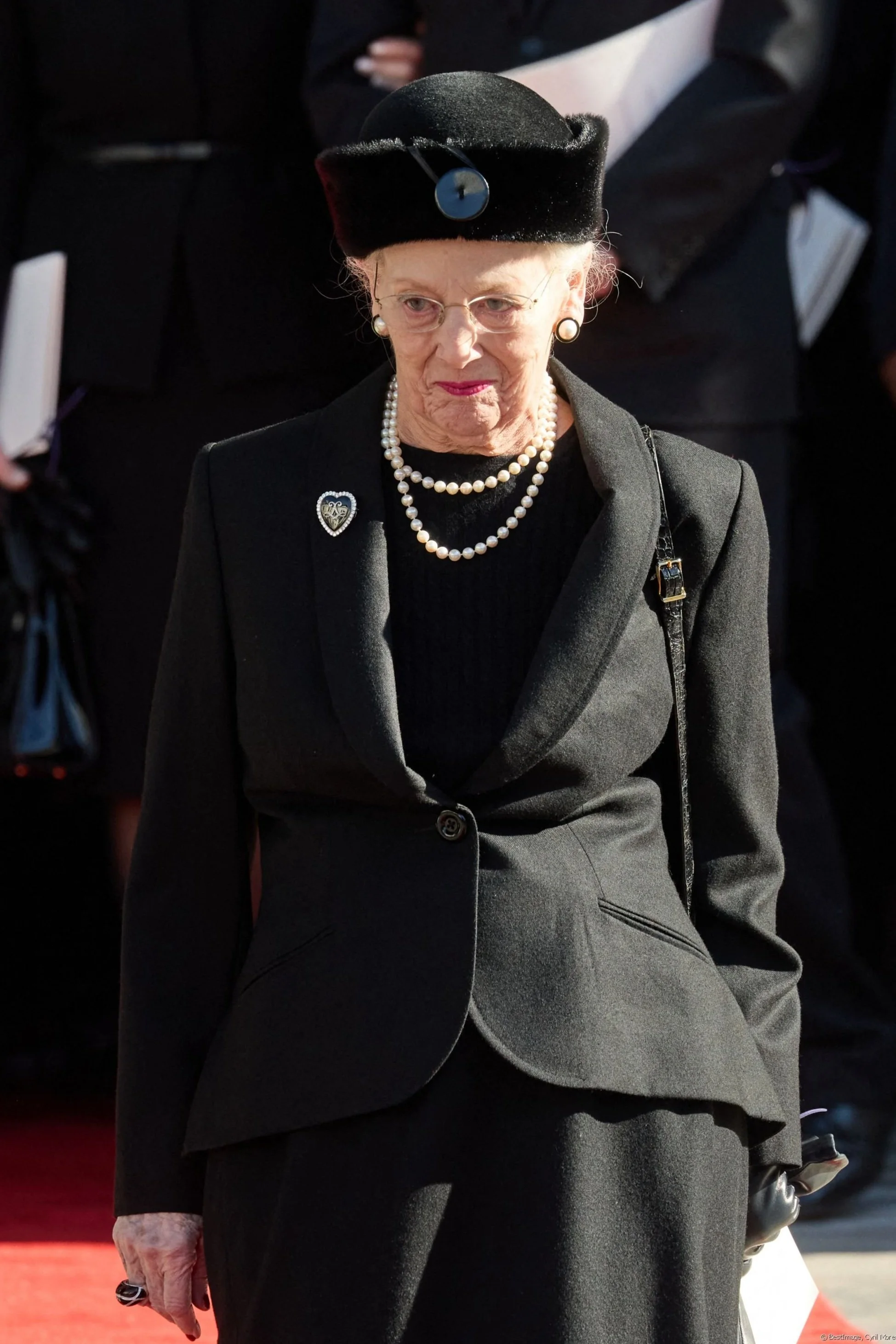 Queen Margrethe II Attends Funeral of King Constantine II — Royal