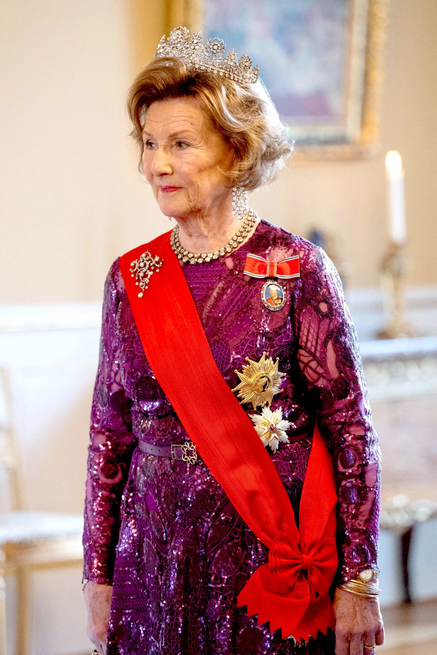 The King and Queen of Norway Hold State Banquet in