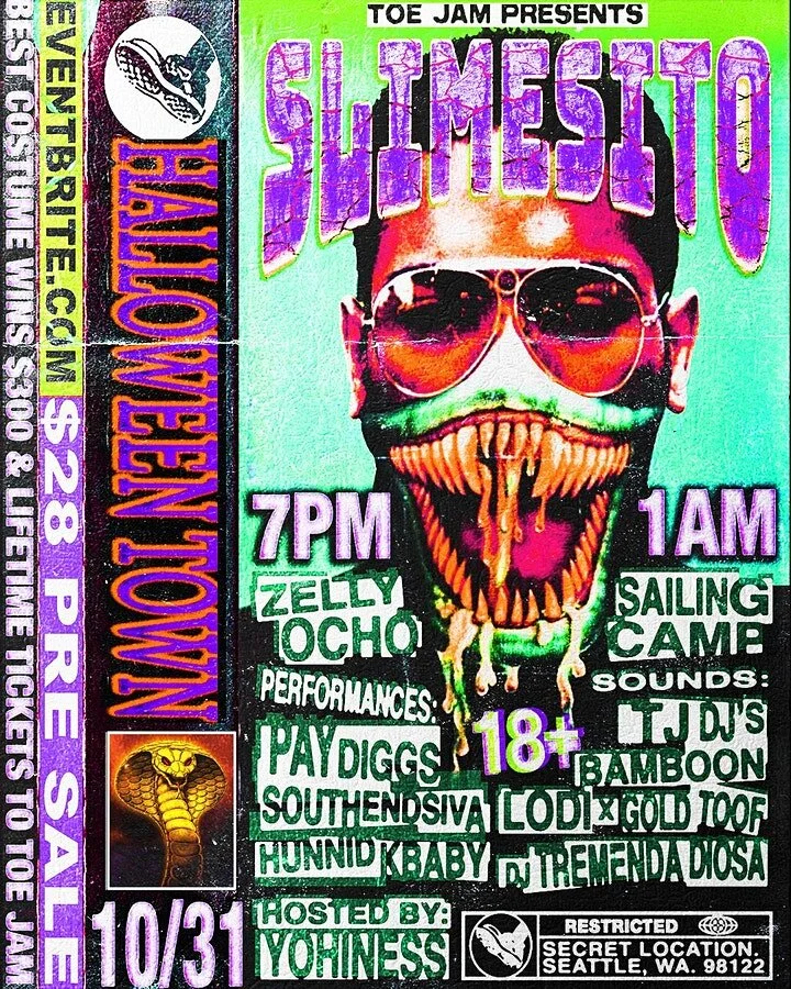Bamboon Live @ TOE JAM HALLOWEEN TOWN w/ SLIME SITO