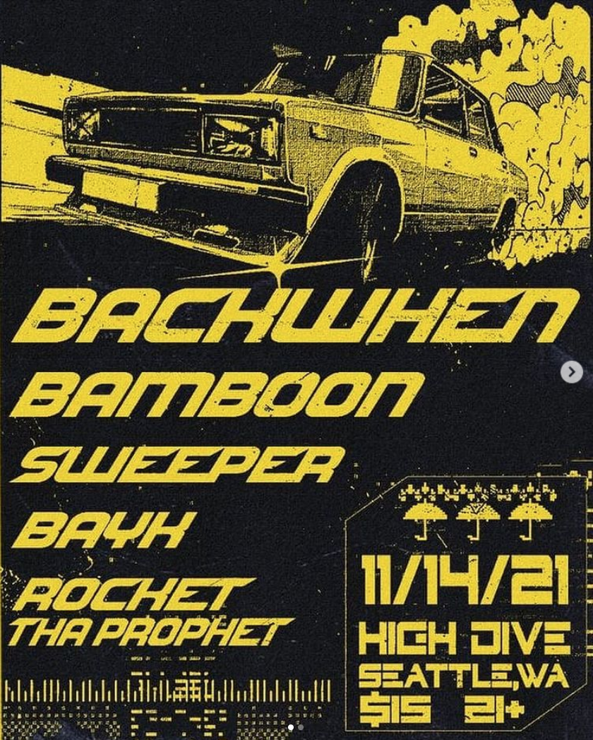 Bamboon Live at High Dive w/ BACKWHEN
