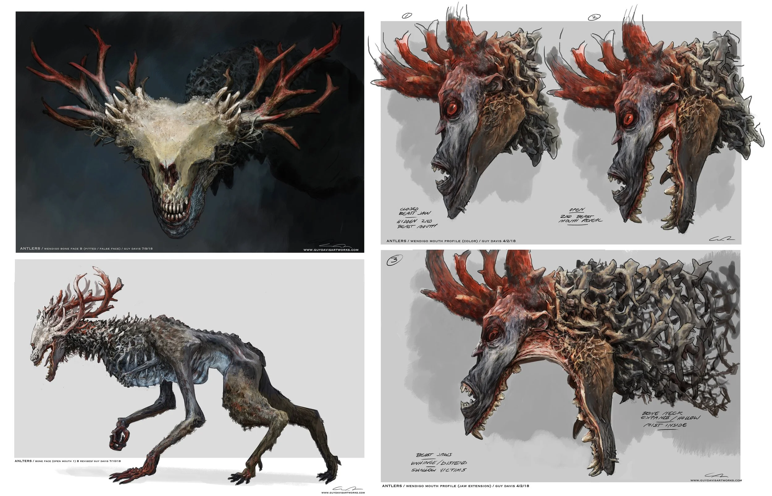 The Mist Monsters Concept Art