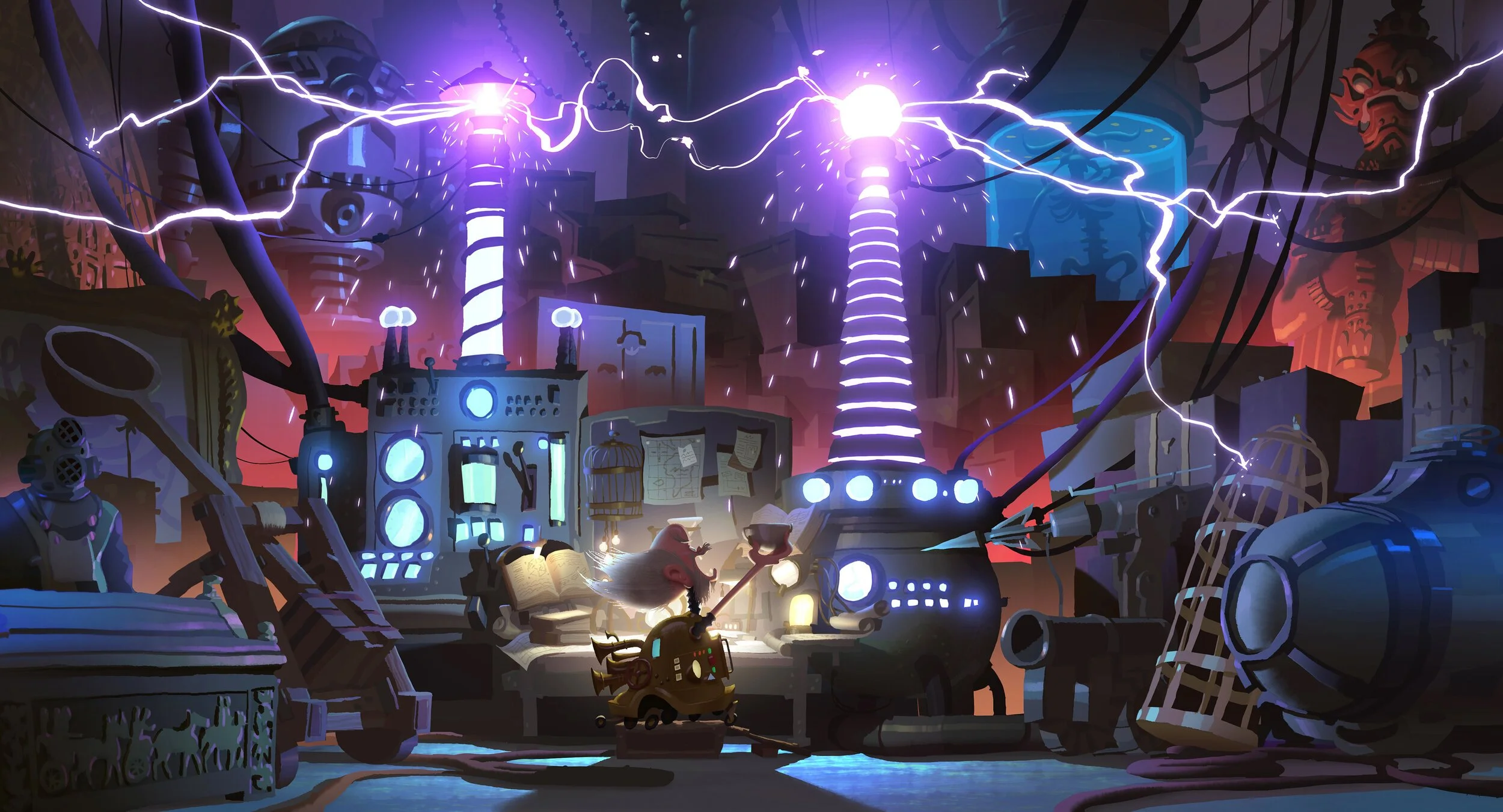 Van Helsing's Lab, Hotel Transylvania: Transformania — Concept Art