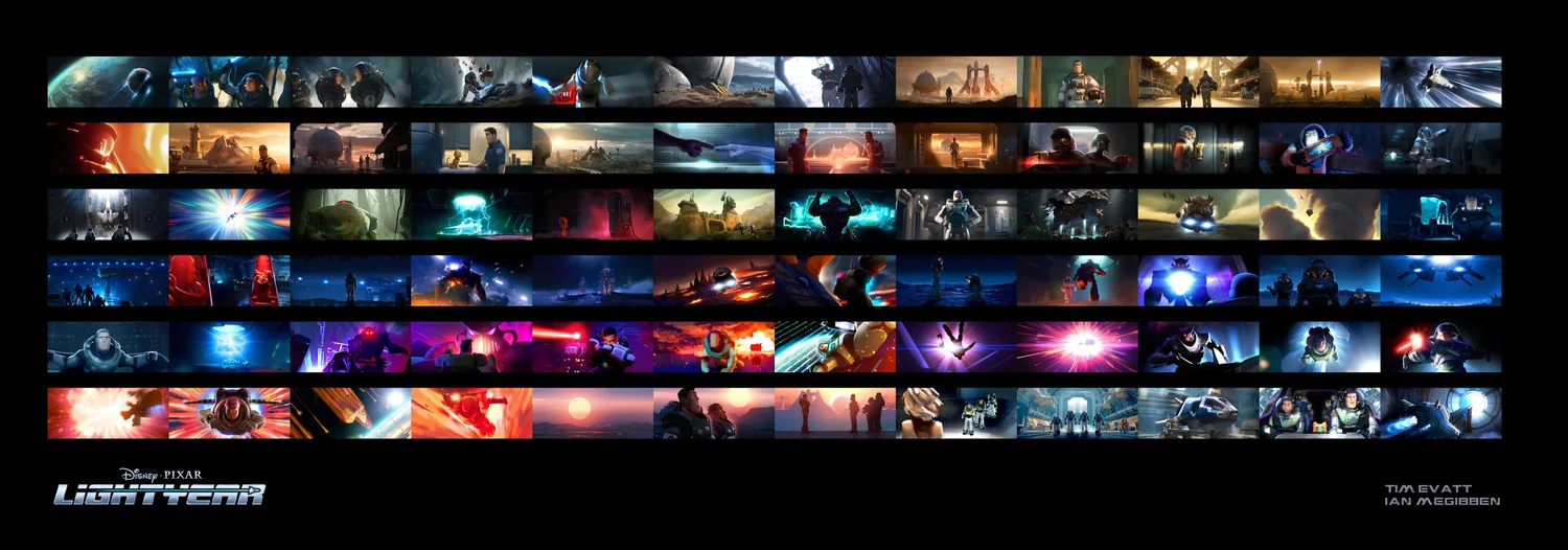 Lightyear Visualization Color Keys, Lightyear — Concept Art Association
