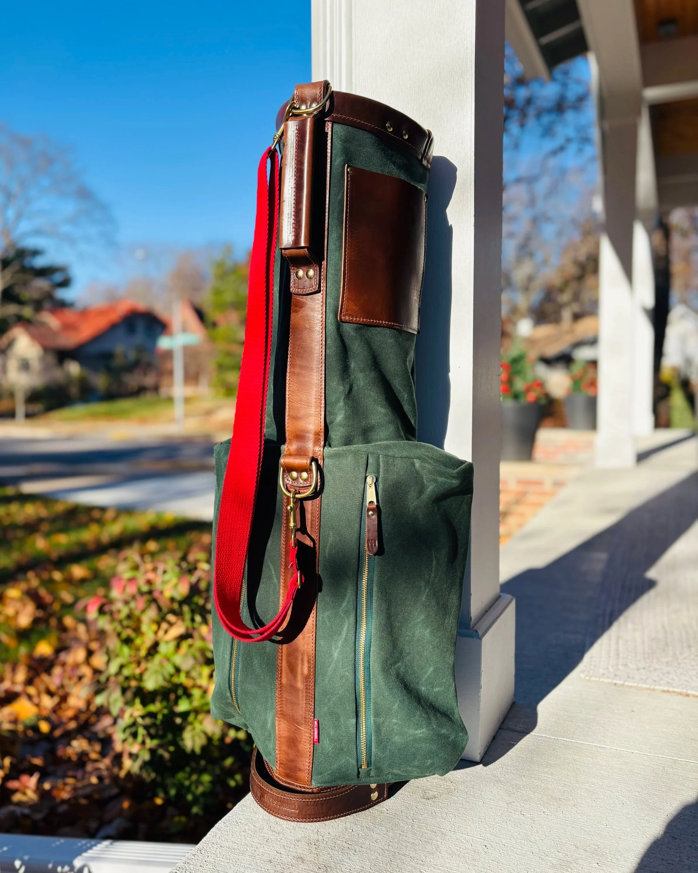 The Original Nelson Hill Leather Golf Bag