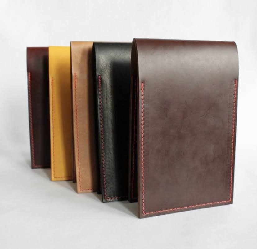 Leather Yardage Book Cover — Nelson Hill