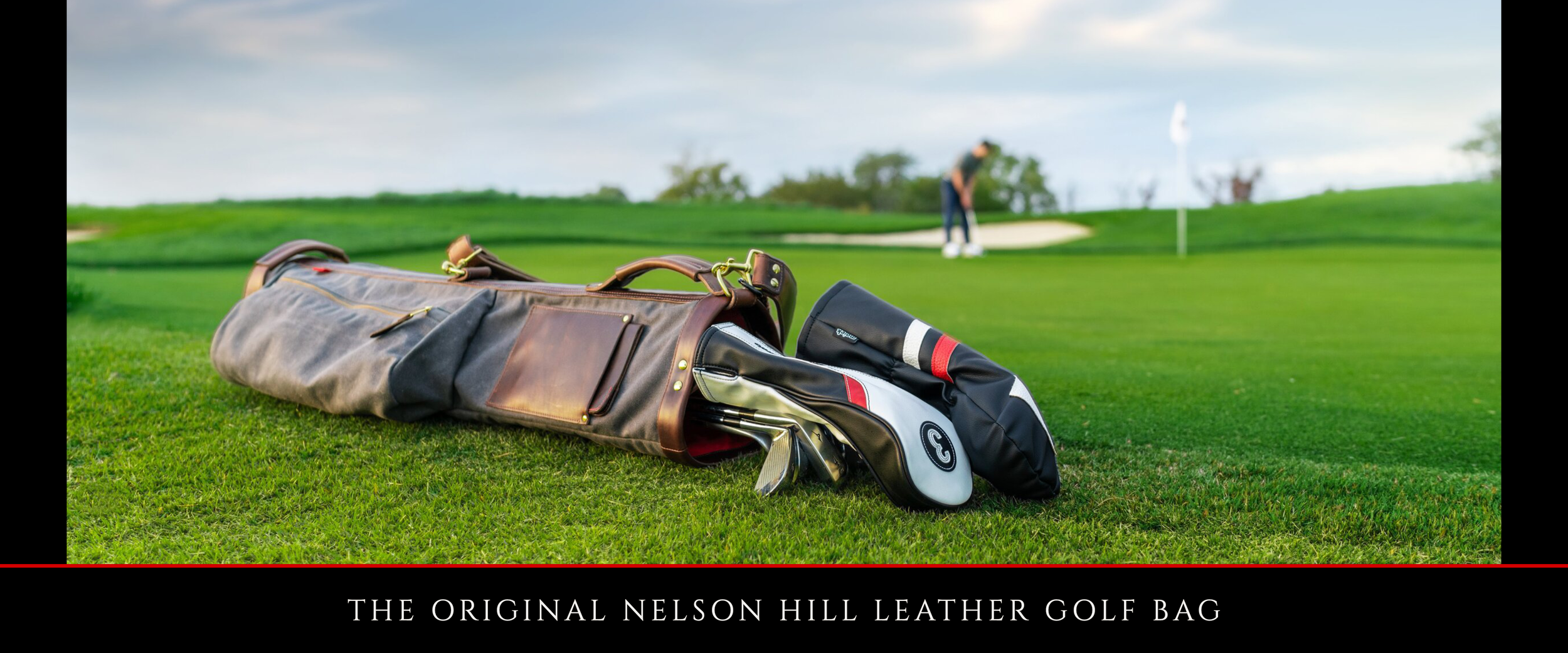 The Featherweight Nelson Hill Leather Golf Bag — Nelson Hill