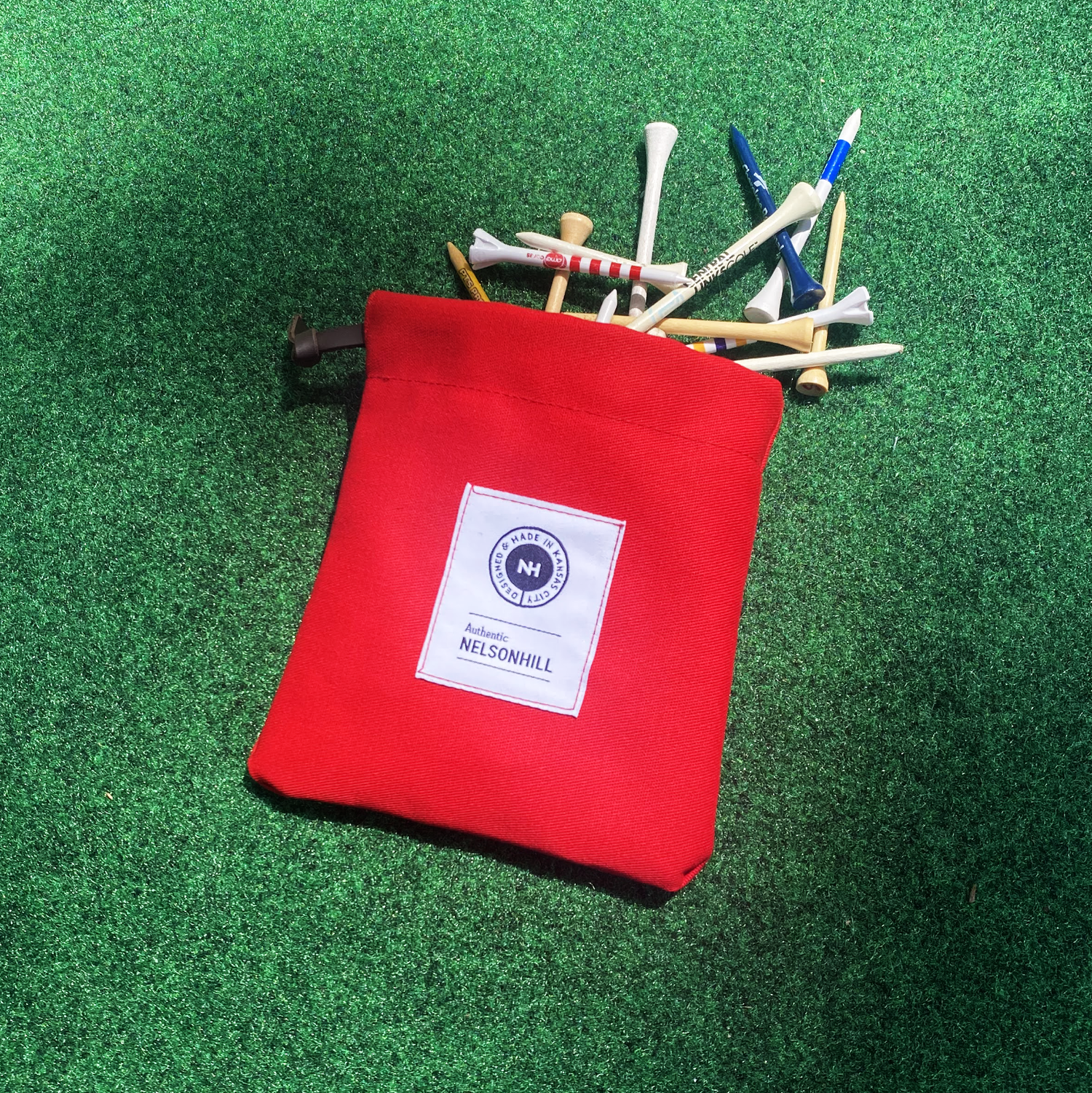 NH Twill Golf Valuables Pouches — Nelson Hill