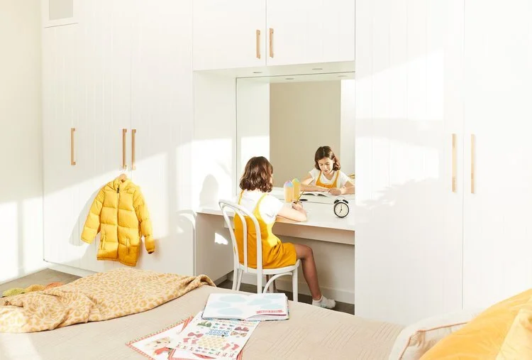 creating a study nook within your custom-designed wardrobe