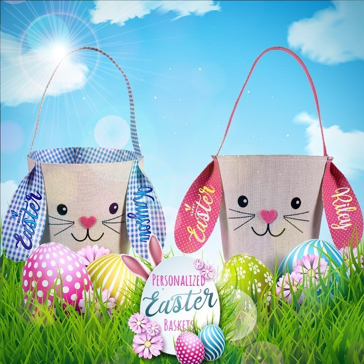 Because let&rsquo;s face it...baskets win egg hunts! Head over to the site to grab personalized Easter egg baskets for your littles. 
.
.
.
.
.
#personalizedeasterbaskets #easter2021 #easteregghunt #personalizedbasket