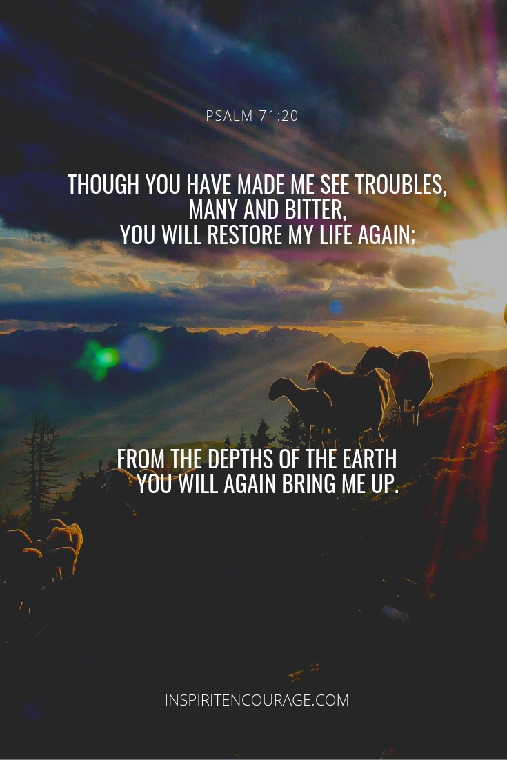 You restore my life