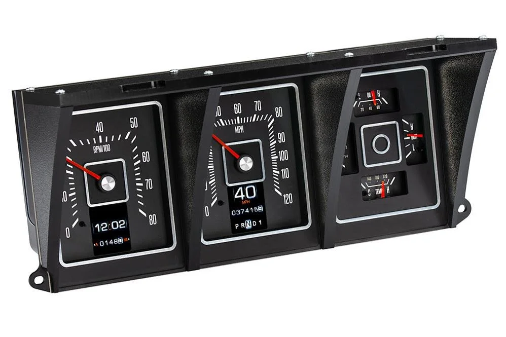 ***New product alert*** We get annoyed by the little things... like when the gear display doesn't match the transmission.  We're now offering customized Dakota Digital RTX gauge systems for the 73-79 Ford trucks which will read PRNDM instead of PRND3