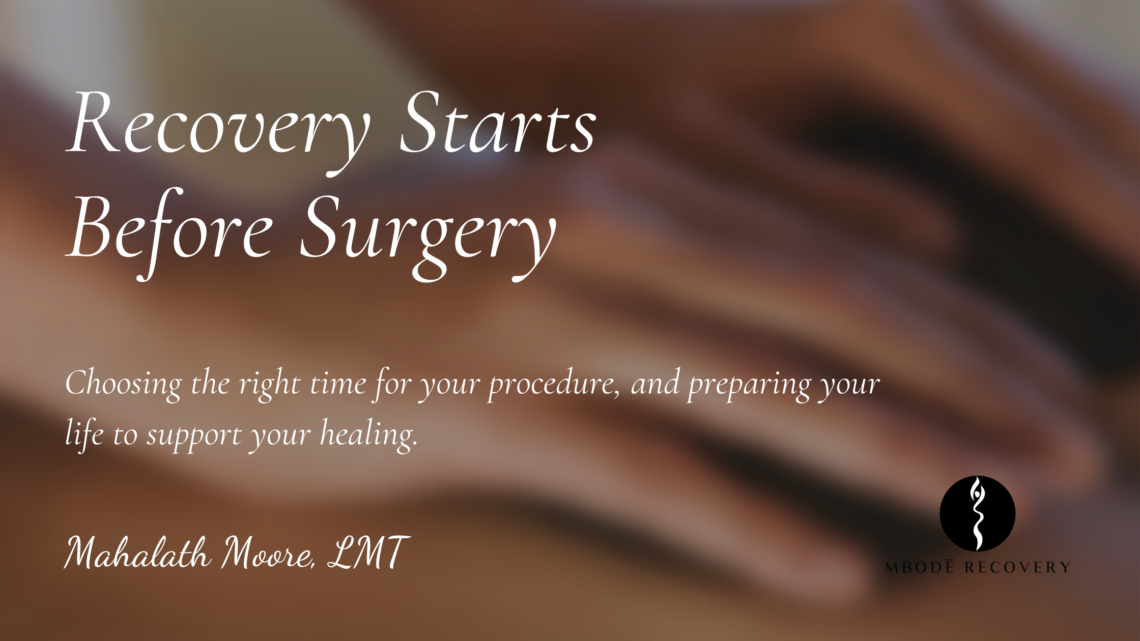 Recovery Starts Before Surgery: How to Choose the Right Time for Your Procedure