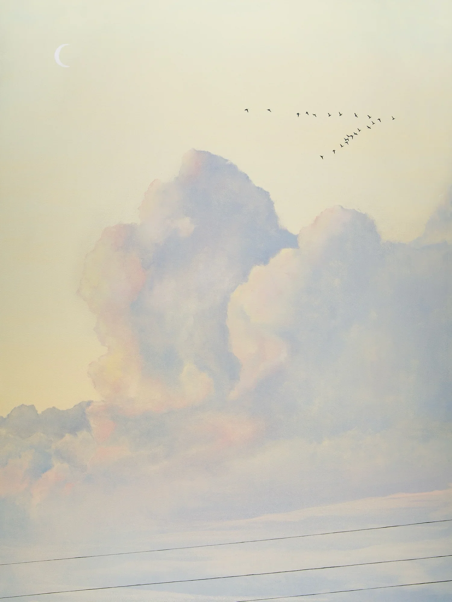  “Above the Static”  48” x 36”  Oil on canvas  Contact Claire Elizabeth Gallery in New Orleans for purchase.  claireelizabethgallery@gmail.com 