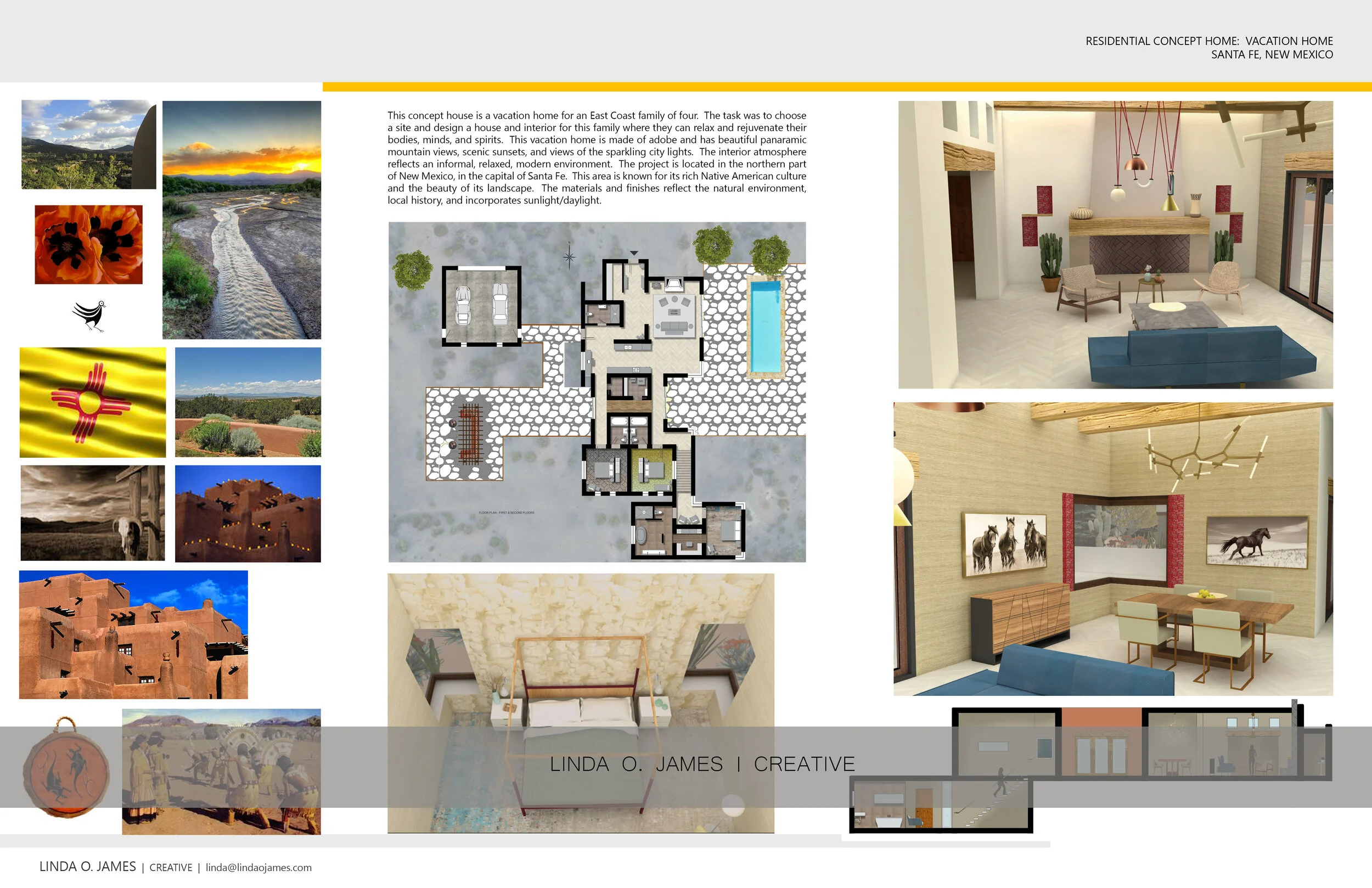 Concept & Background for Santa Fe Concept Home