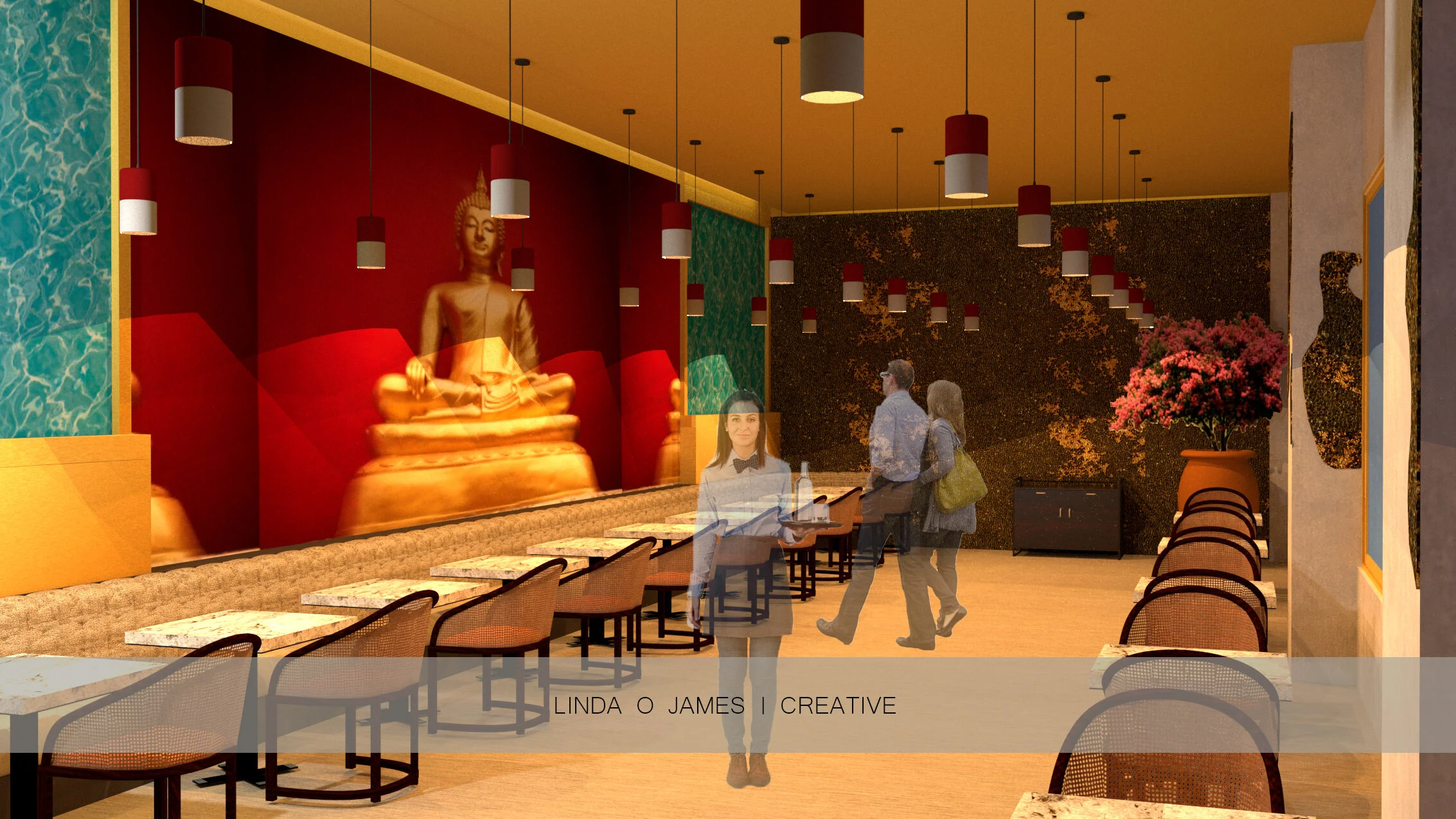 Dining Room facing North Moore Street