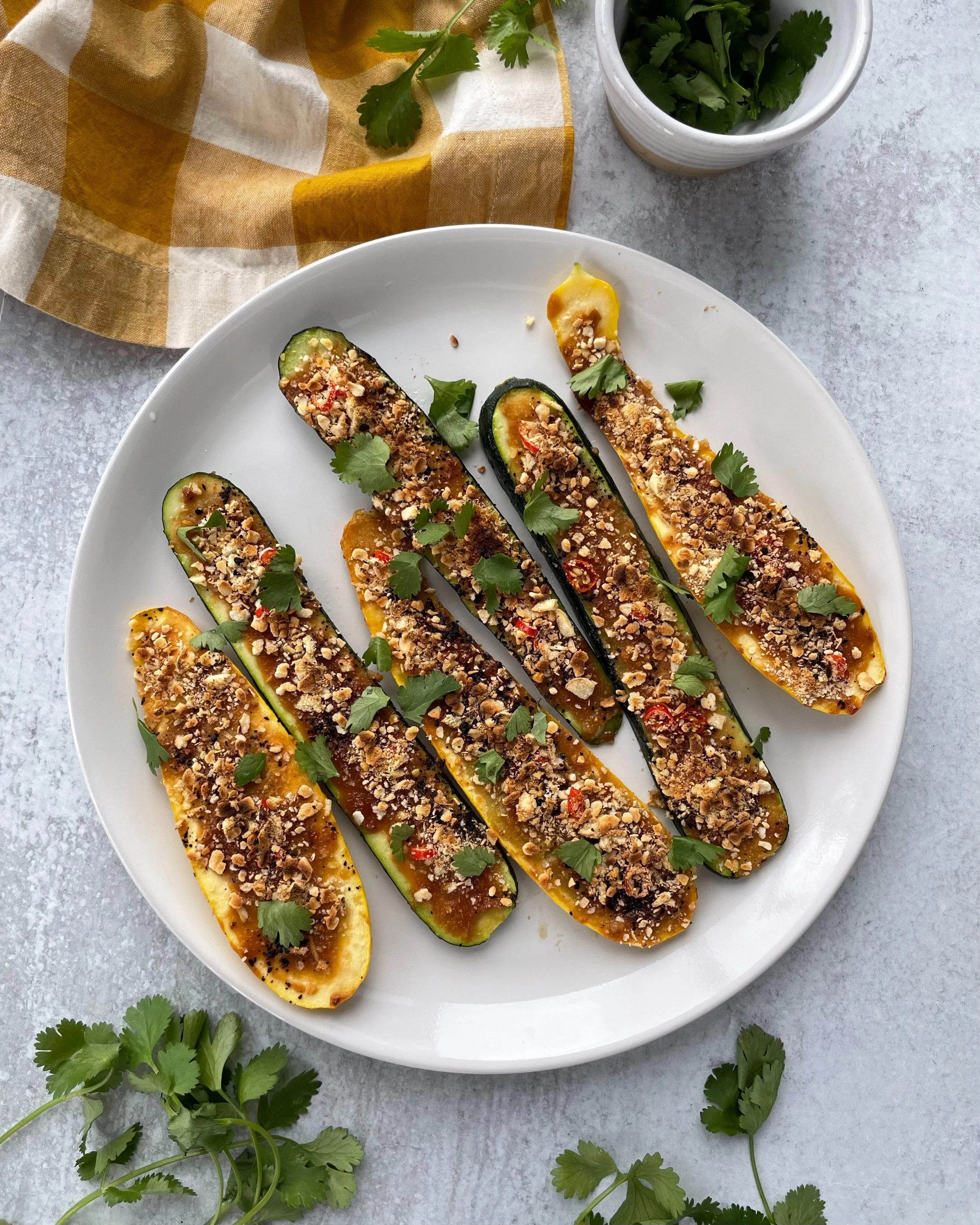 Miso Urfa Roasted Summer Squash 土耳其香料味噌烤櫛瓜