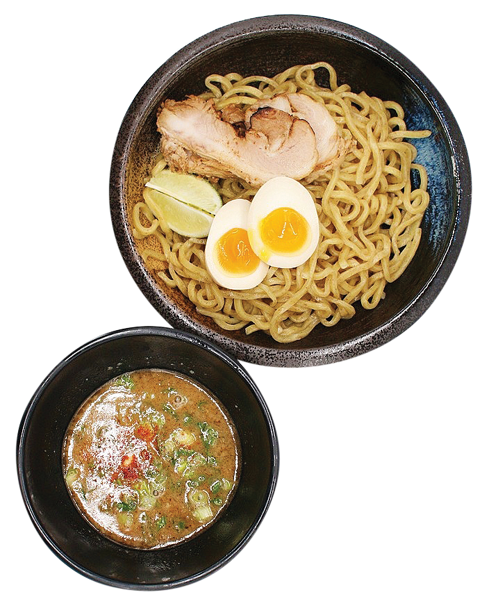 Tsukemen with ramen dipping sauce