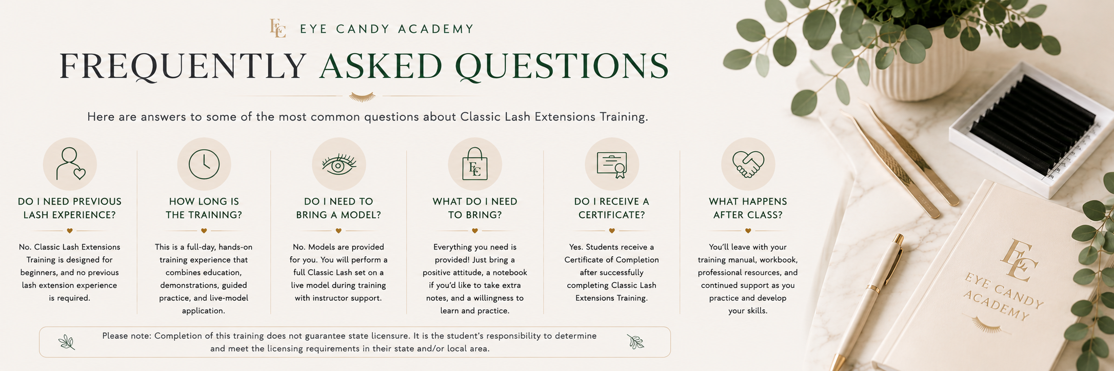 Classic Lash Extensions In-Person Training