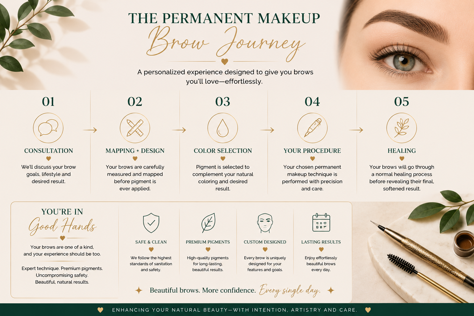 permanent makeup microblading brows powder brows