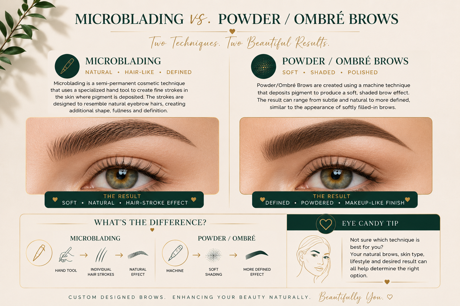 microblading brow tattoo powder brows