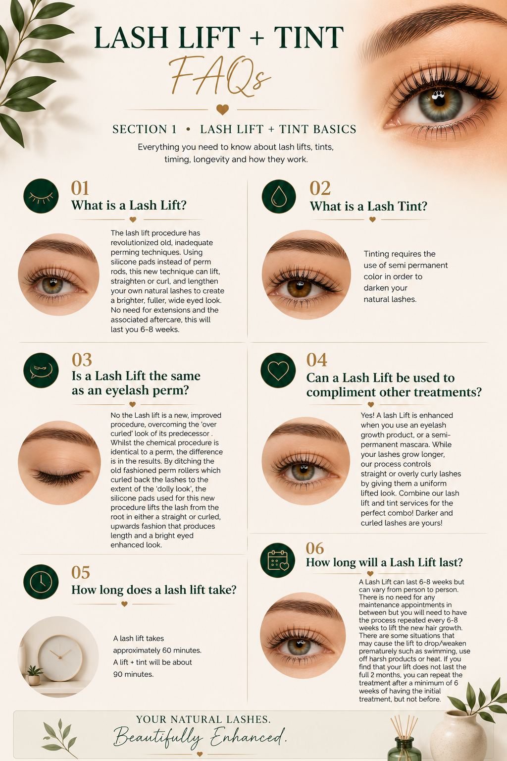 lash lift lift and tint dark lashes eyelashes