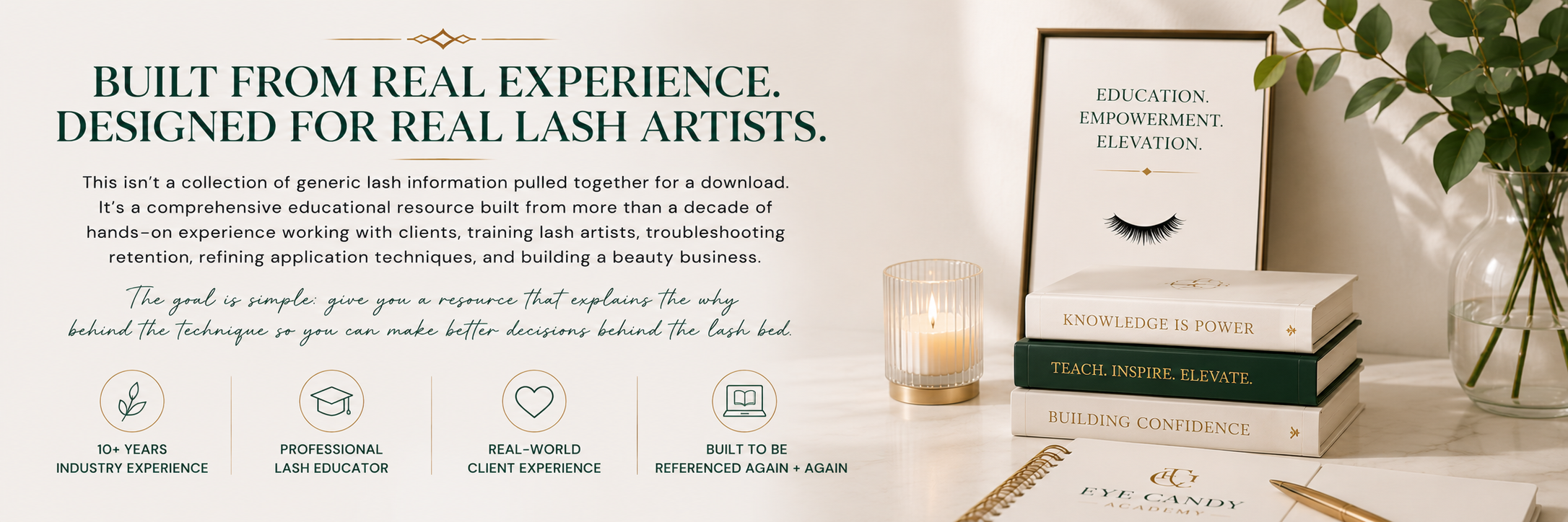 Hands-on lash extension practice with instructor guidance